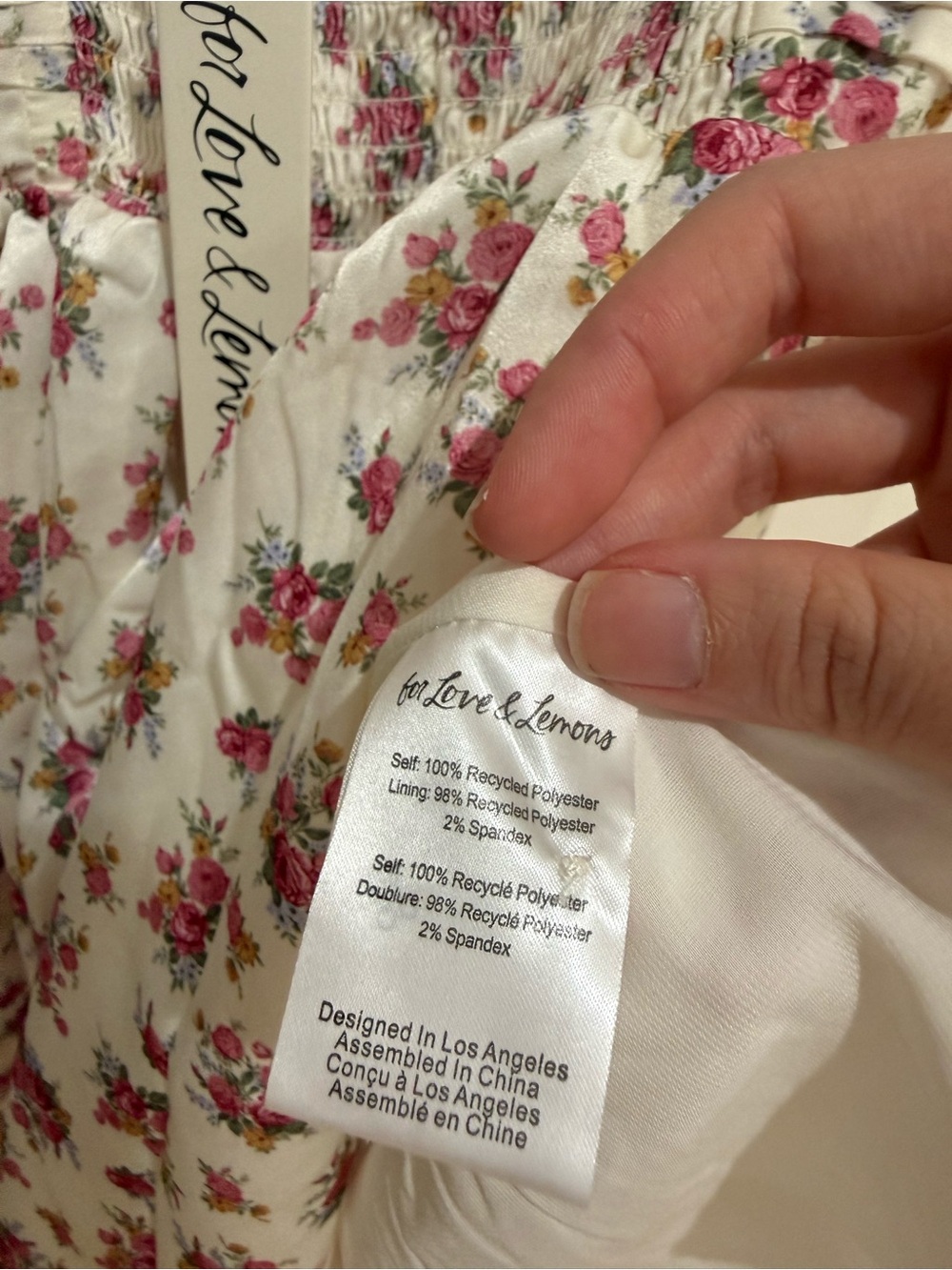 For love&lemons etienne mini dress NWT - Picture 7 of 8